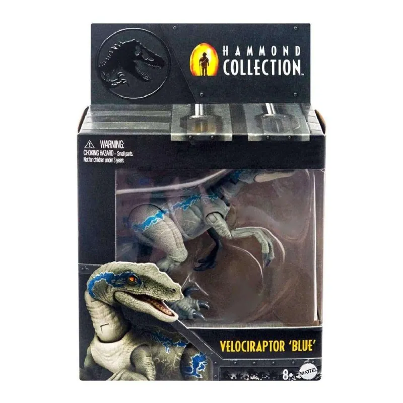 Mattel Jurassic World - Hammond Collection, Velociraptor Blue HTV62 (HFG54)