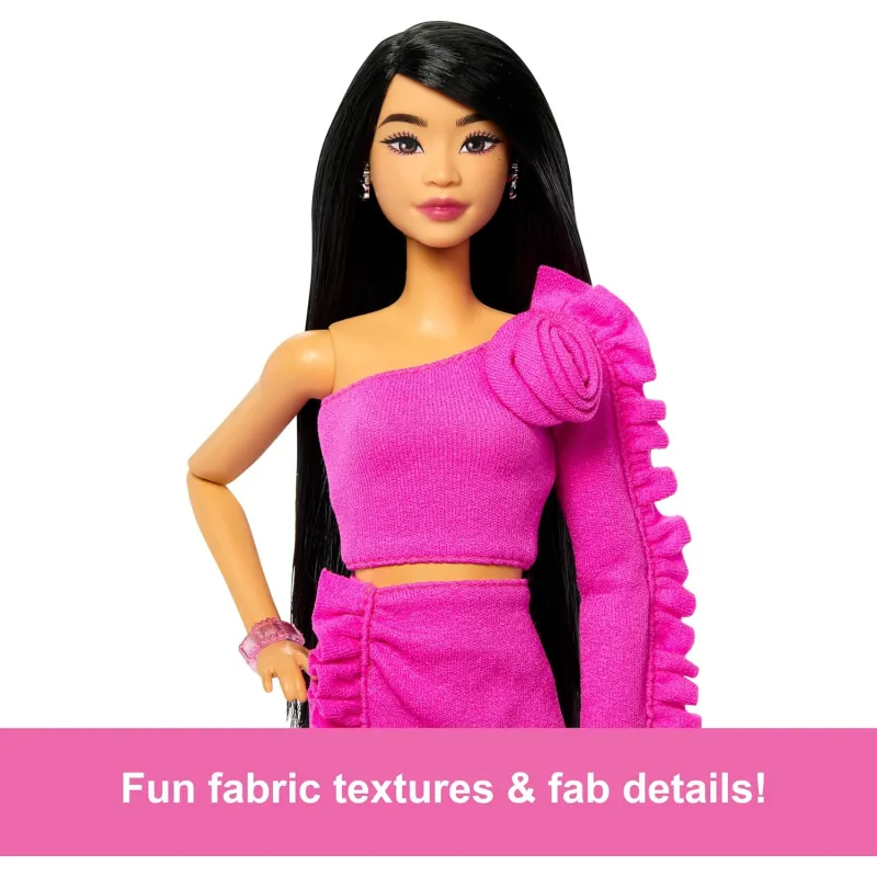 Mattel Barbie - Deluxe Fashionistas Μελαχρινή Κούκλα HYV26 (HYV24)
