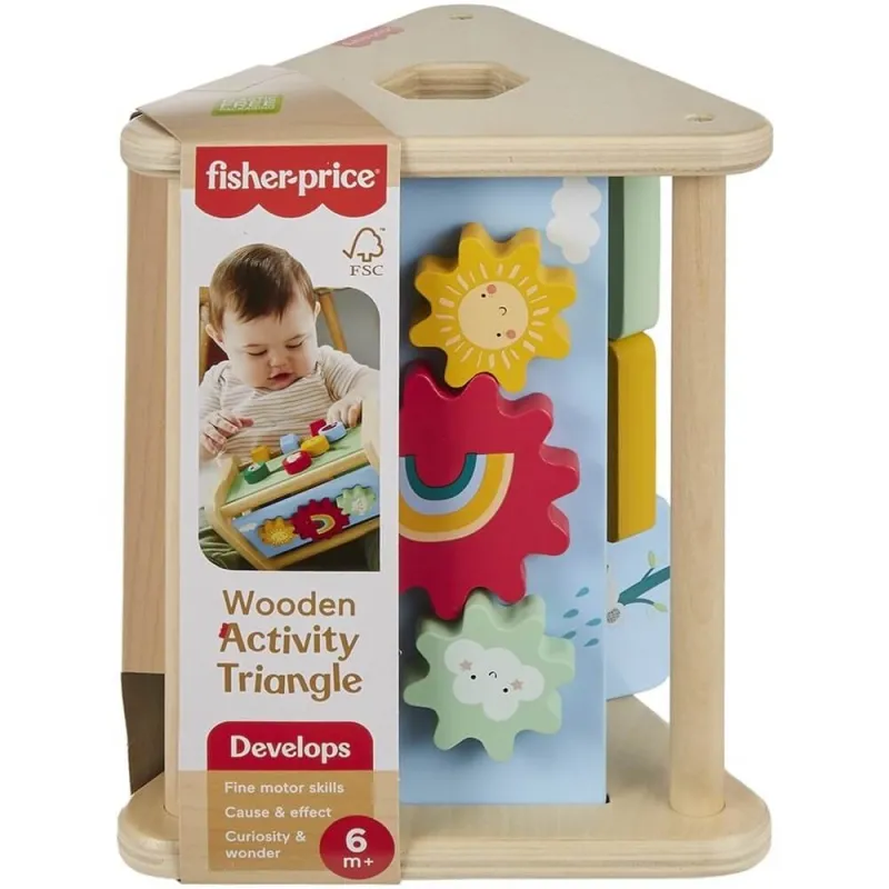 Fisher Price -  Ξύλινο Τρίγωνο Δραστηριοτήτων HYG48