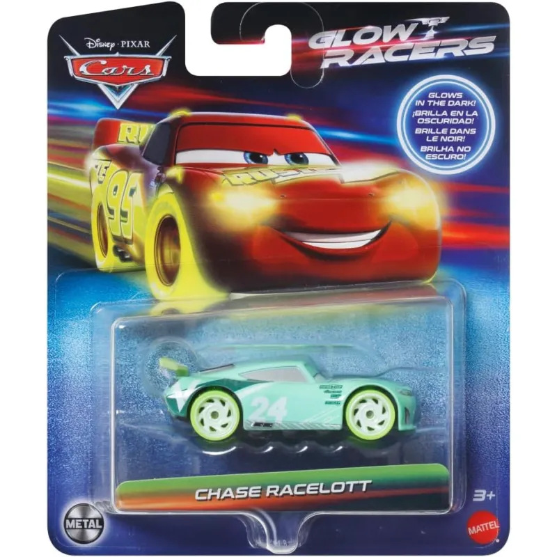 Mattel Cars - Glow Racers, Chase Racelott HYM84 (HPG76)