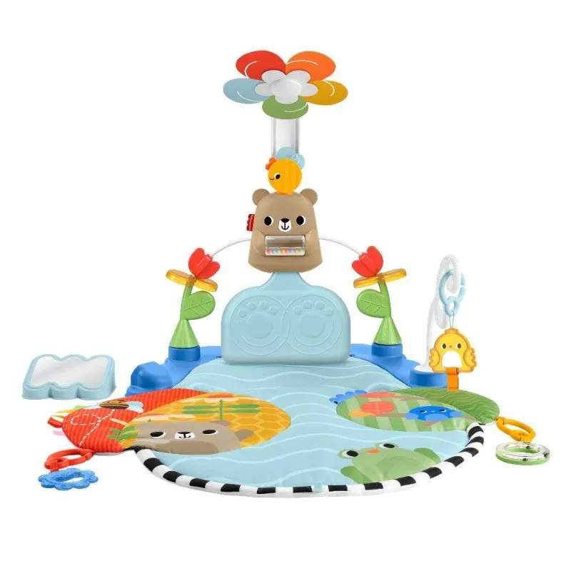 Fisher Price - Γυμναστήριο Με Περιστρεφόμενο Λουλούδι 3 Σε 1 HYR60