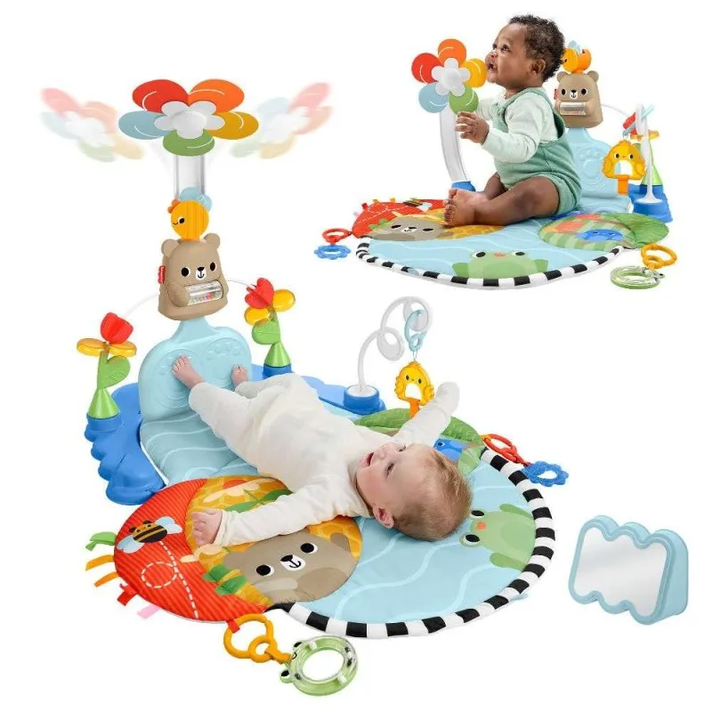 Fisher Price - Γυμναστήριο Με Περιστρεφόμενο Λουλούδι 3 Σε 1 HYR60