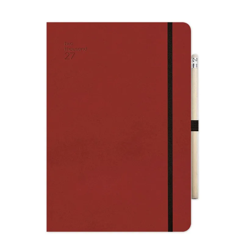 Adbook - Ημερήσιο Ημερολόγιο Handy 2027, Red 9x13 HM-9226-52