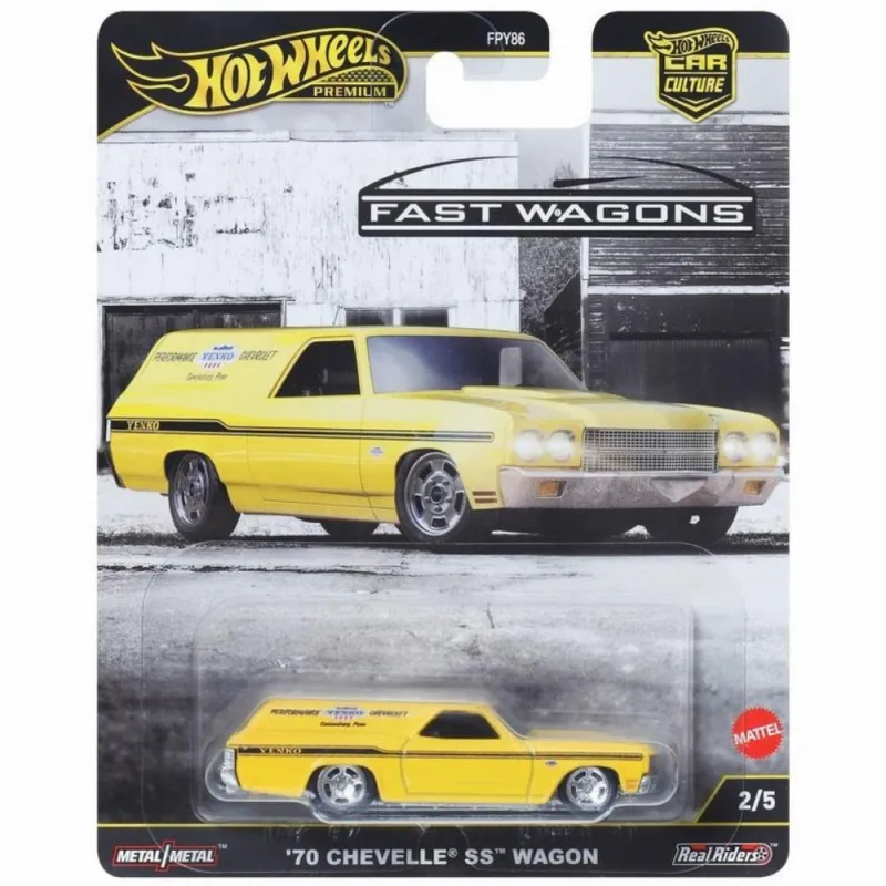 Mattel Hot Wheels – Car Culture Series,  70 Chevelle Ss Wagon (2/5) JBK67 (FPY86)
