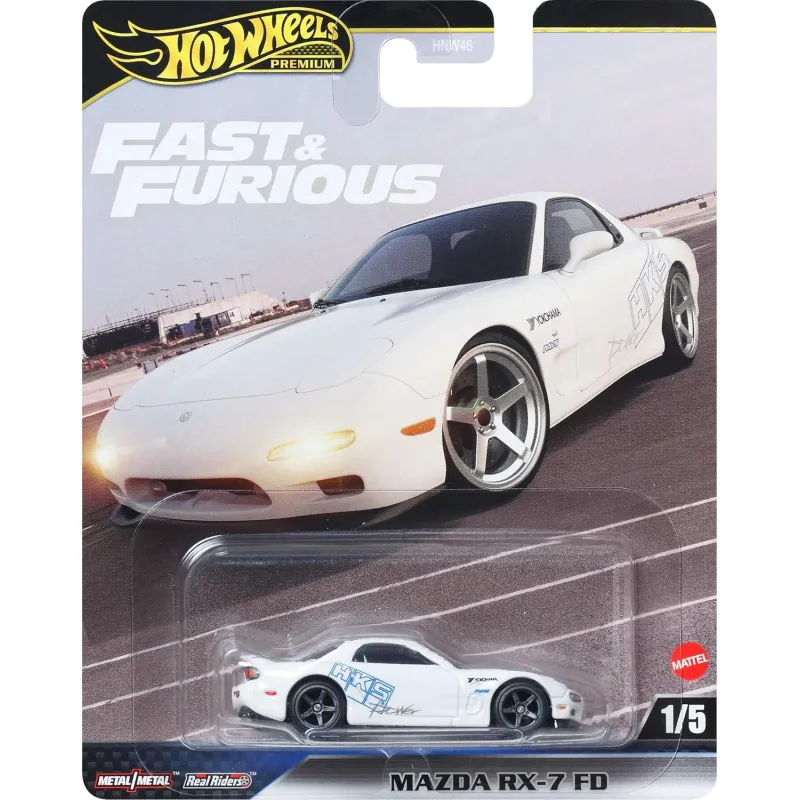Mattel Hot Wheels - Fast And Furious, Mazda RX-7 FD 1/5 JBL93 (HNW46)