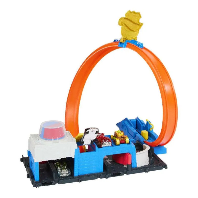 Mattel Hot Wheels - City Πίστα Σούπερ Αστυνομικό Τμήμα JBM71