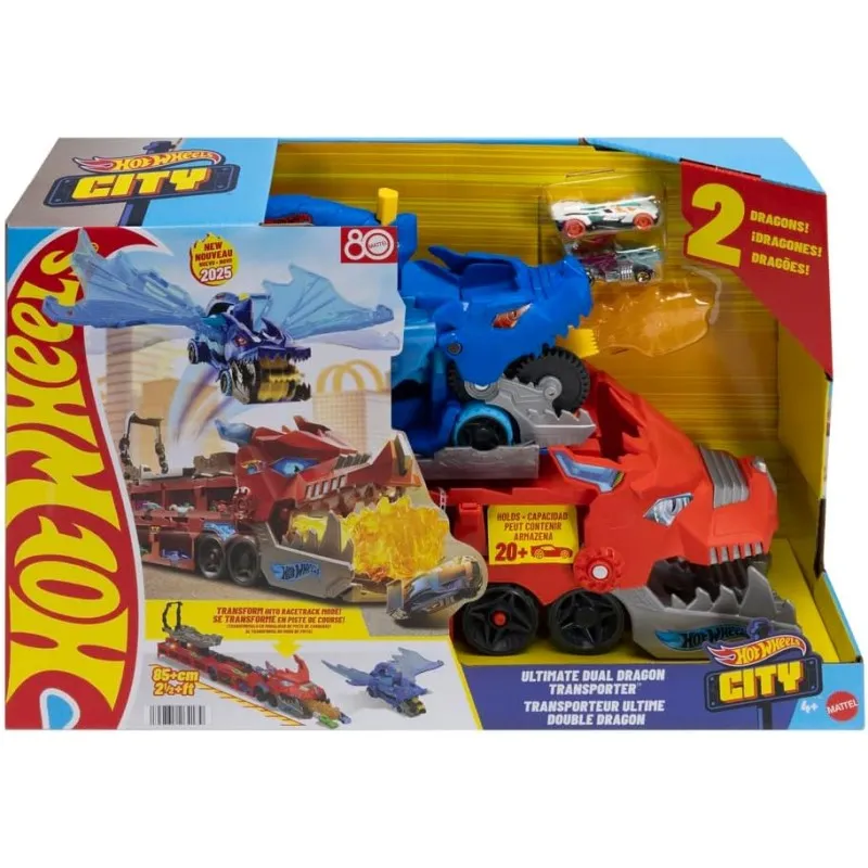 Mattel - Hot Wheels City, Ultimate Dual Dragon JBM72