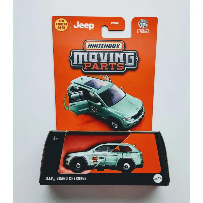 Mattel Matchbox - Moving Parts, Jeep Grand Cherokee JBW55 (FWD28)
