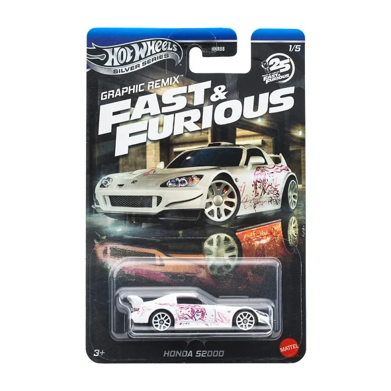 Mattel - Hot Wheels Silver Series, Fast And Furious, Honda S2000 (1/5) JBY44 (HNR88)