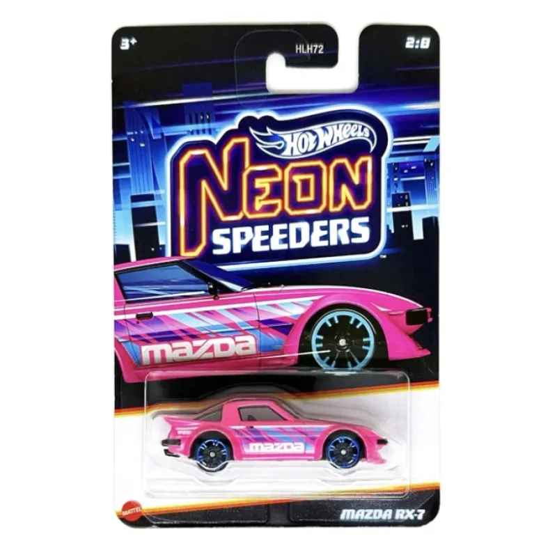 Mattel Hot Wheels - Αυτοκινητάκι Neon Speeders, Mazda RX-7 (2/8) JCB01 (HLH72)