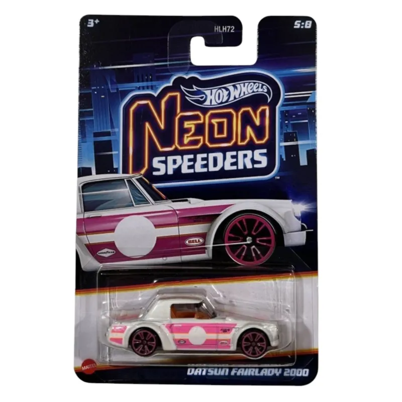 Mattel Hot Wheels - Αυτοκινητάκι Neon Speeders, Datsun Fairlady 2000 (5/8) JCB04 (HLH72)