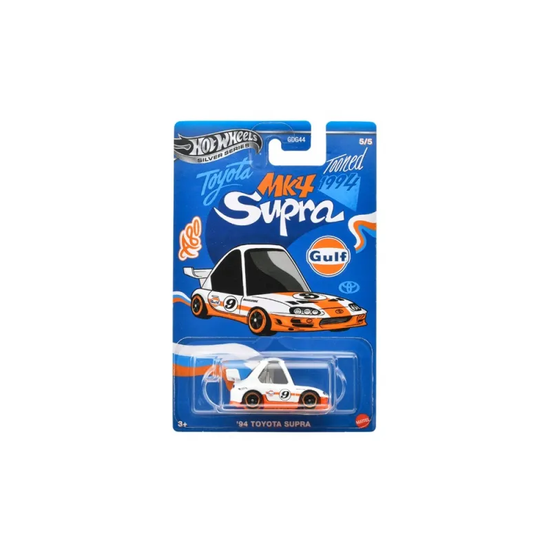 Mattel Hot Wheels - Tooned Gulf, '94 Toyota Supra (5/5) JCB65 (JDY84)