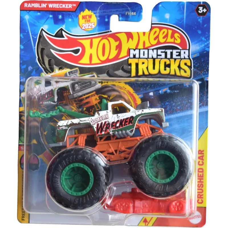 Mattel Hot Wheels - Monster Trucks, Freestyle Wreckers, Ramblin Wrecker (9/12) JCF02 (FYJ44)