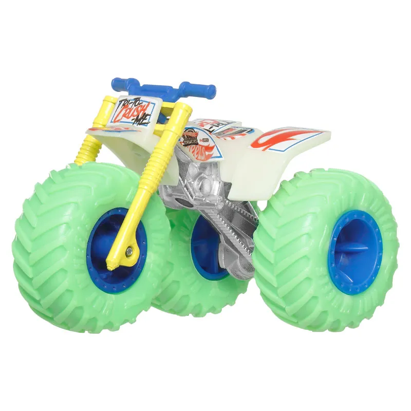 Mattel Hot Wheels - Monster Trucks, Glow In The Dark, Tri-To-Crush-Me JCG68 (JFX08)