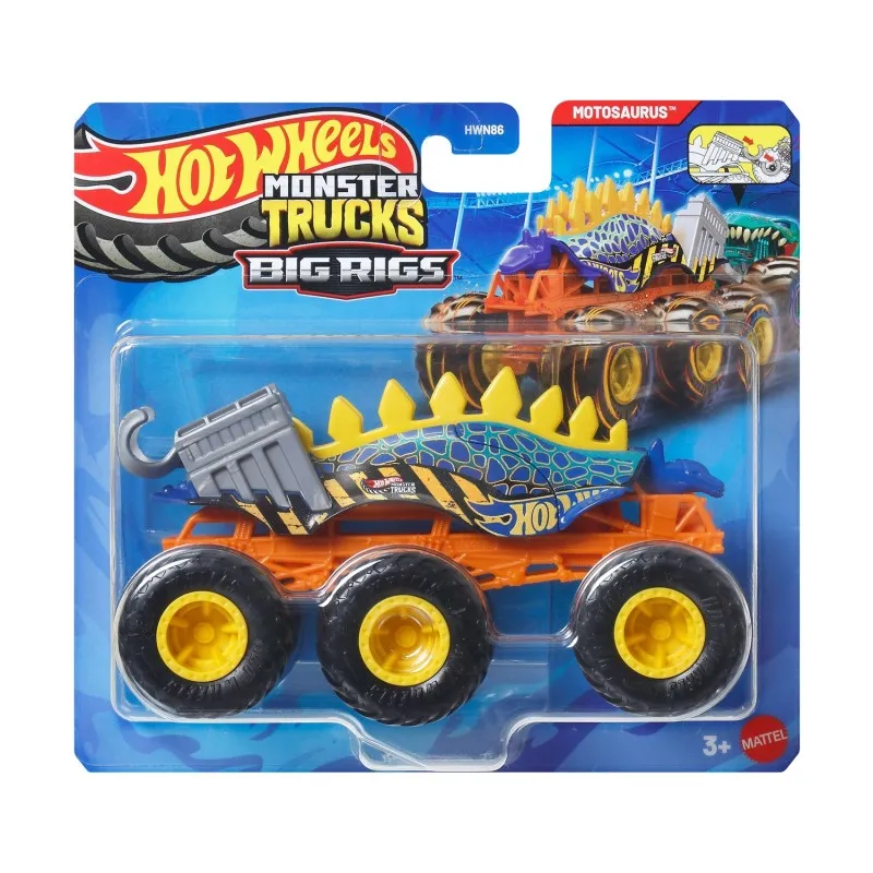 Mattel Hot Wheels - Monster Trucks Big Rigs, Motosaurus JCH43 (HWN86)