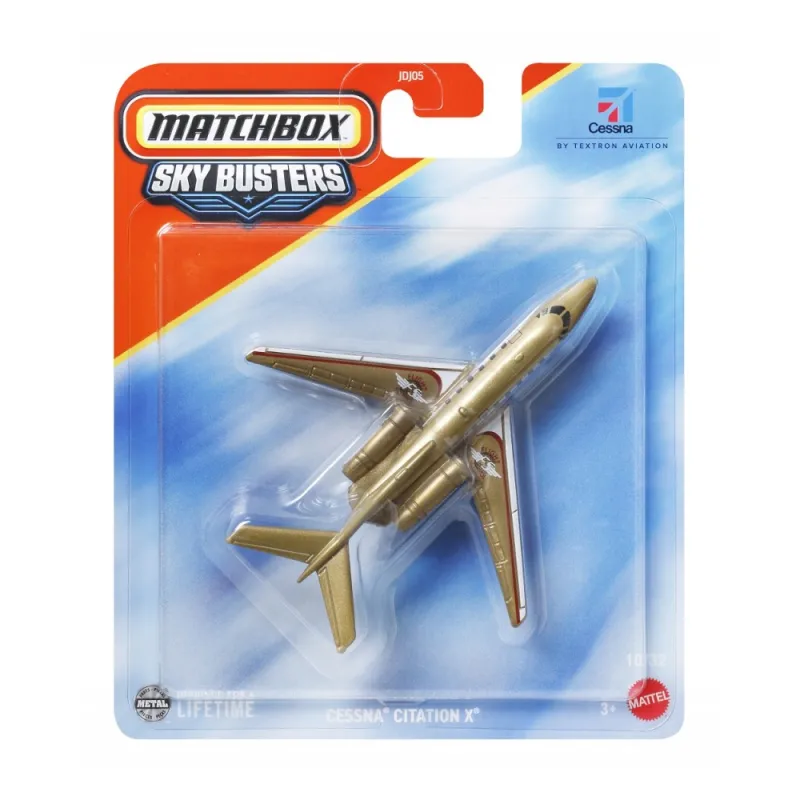 Mattel Matchbox - Αεροπλανάκι Sky Busters, Cessna Citation X (10/32) JCM87 (JDJ05)