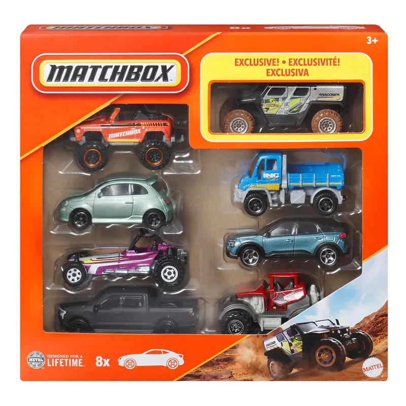 Mattel Matchbox - Αυτοκινητάκια Σετ Των 8 JCT89 (HVR81)