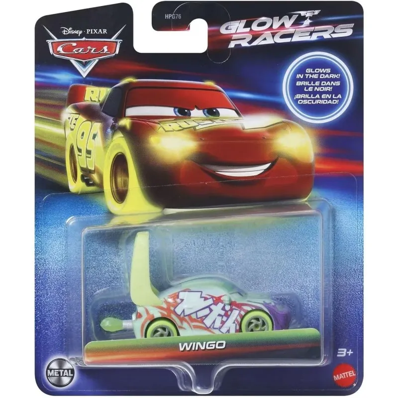 Mattel Cars - Glow Racers, Wingo JDH68 (HPG76)