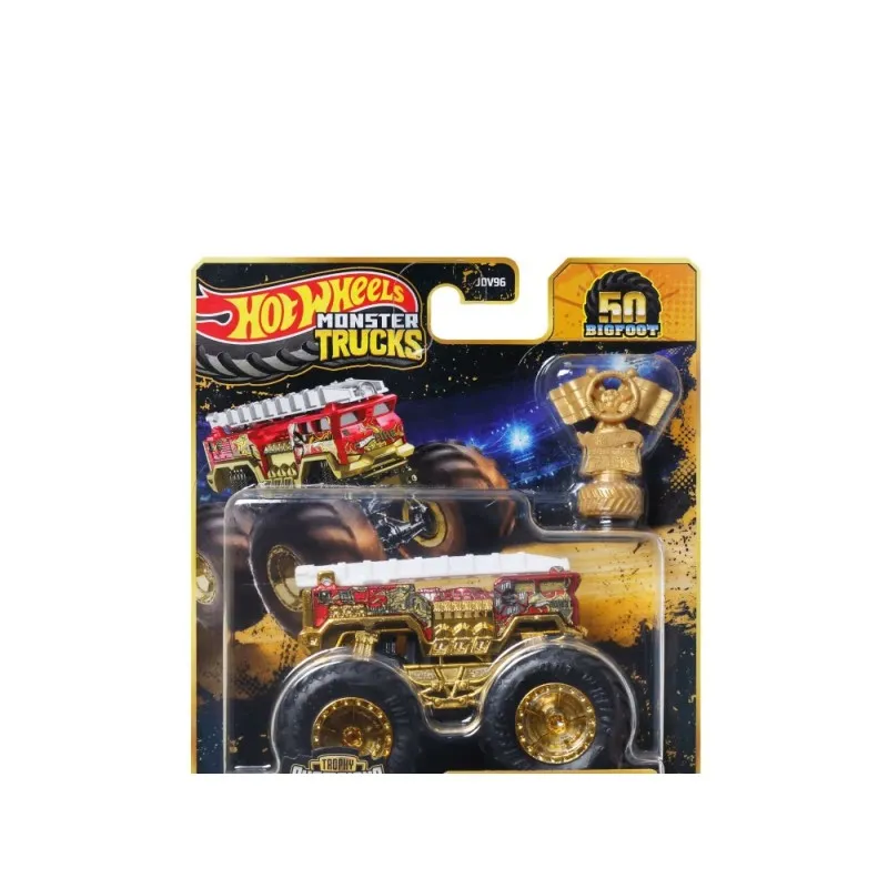 Mattel Hot Wheels - Monster Trucks, Trophy Champions, 5 Alarm JDW00 (JDV96)