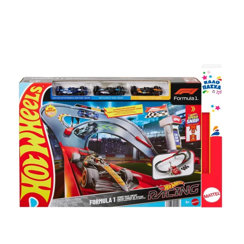 Παιχνιδολαμπάδα Mattel Hot Wheels - Formula 1, Sprint Race Circuit JDY15