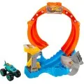 Mattel Hot Wheels - Monster Trucks, Sharks Vs Dinos, Spiral Shark Smash JFR08