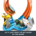 Mattel Hot Wheels - Monster Trucks, Sharks Vs Dinos, Spiral Shark Smash JFR08