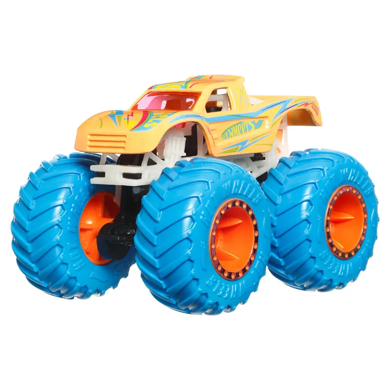 Mattel Hot Wheels - Monster Trucks, Glow In The Dark, Podium Crasher JFX12 (JFX08)