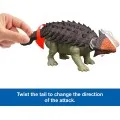 Mattel - Jurassic World Rebirth, Wild Road, Ankylosaurus JGB90 (JGB87)