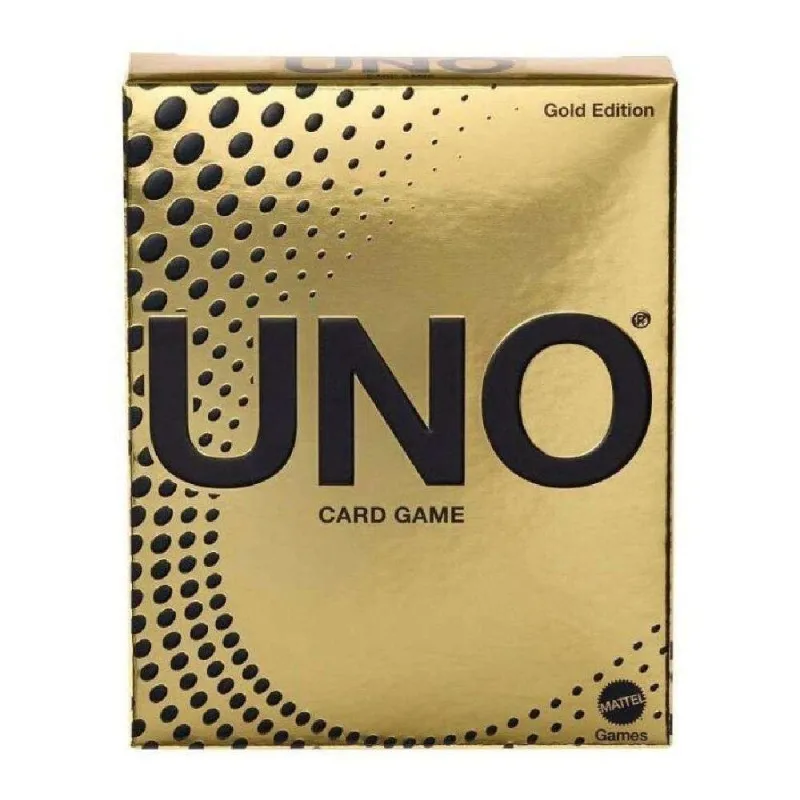 Mattel - Επιτραπέζιο Uno, Gold Premium JHB35