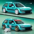 Mattel - Hot Wheels, Brick Shop, Speed Series, Custom ΄90 Honda Civic EF JHF62 (JFR87)