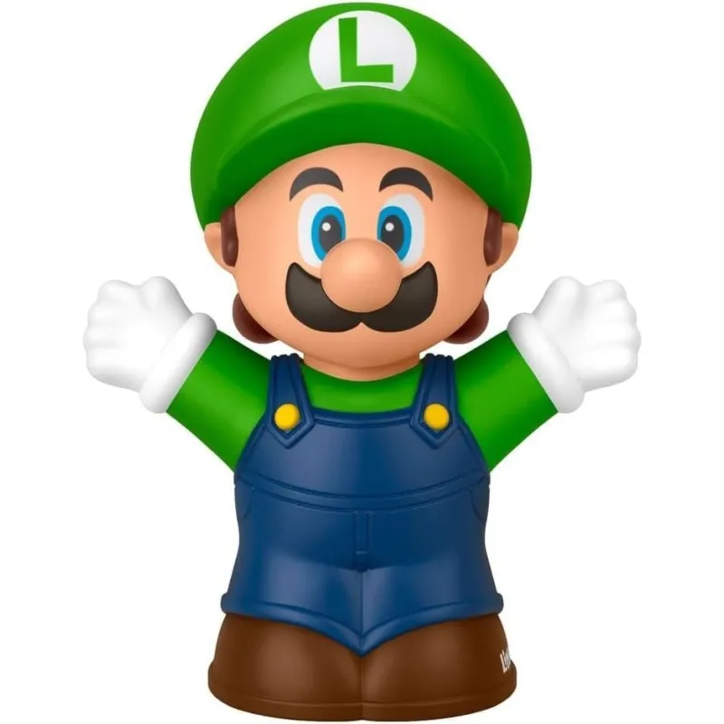 Mattel Super Mario - Little People Collector, Luigi 7cm JHG66 (JHG64)