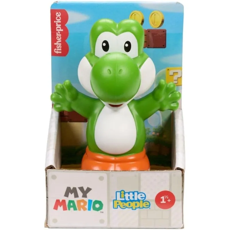 Mattel Super Mario - Little People Collector, Yoshi 7cm JHG69 (JHG64)