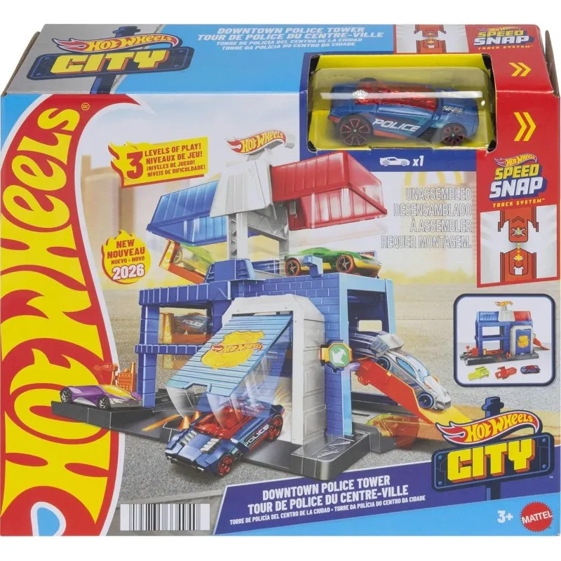 Mattel Hot Wheels - City, Downtown Police Tower JHL74 (HDR24)