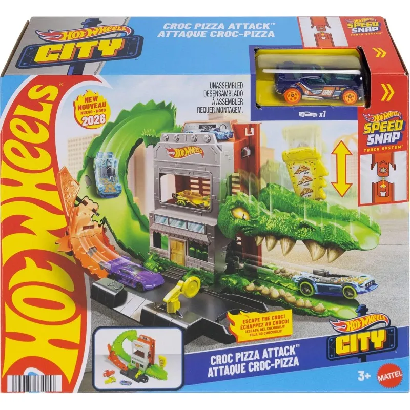 Mattel Hot Wheels City - Croc Pizza Attack JHL93 (HDR29)