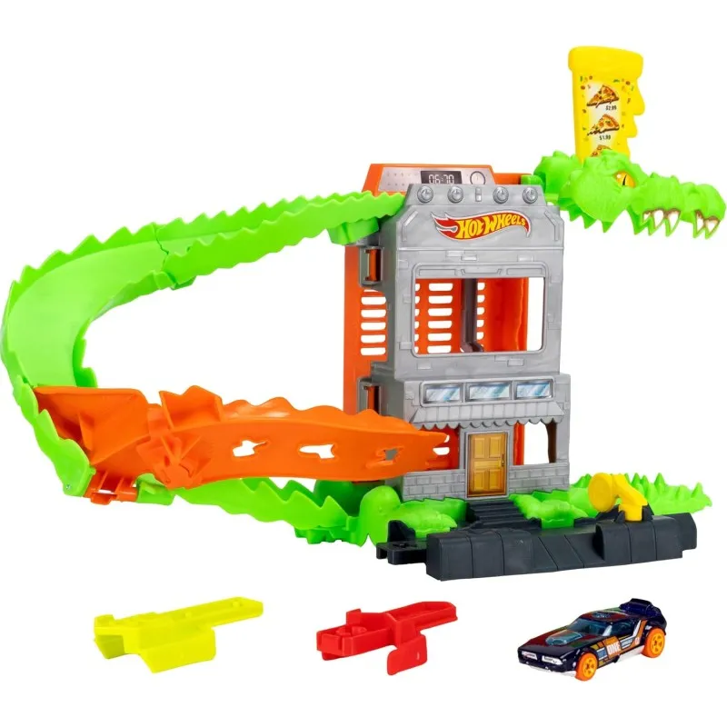 Mattel Hot Wheels City - Croc Pizza Attack JHL93 (HDR29)