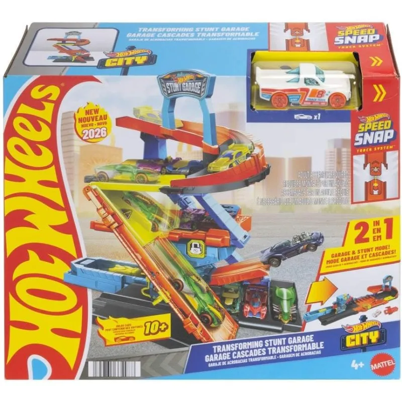 Mattel Hot Wheels - Transforming Stunt Garage JHL94