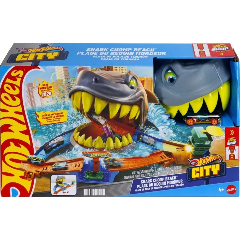 Mattel - Hot Wheels City, Shark Chomp Beach JHL96