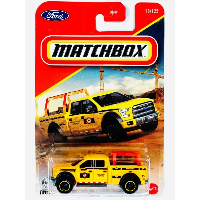 Mattel Matchbox - 2015 Ford F150 Contractor Truck (18/125) JHP54 (C0859)
