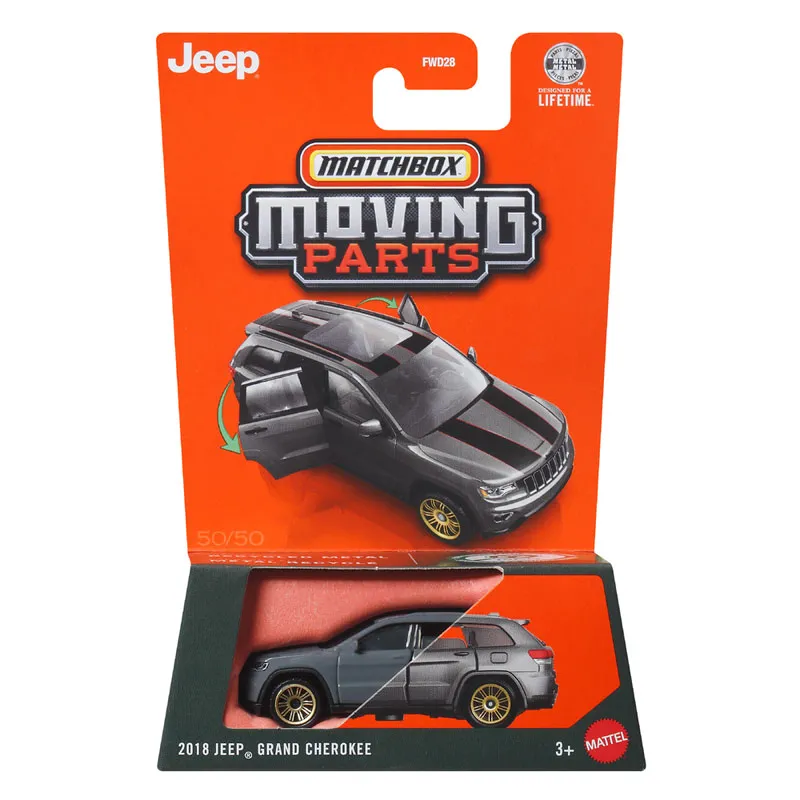 Mattel Matchbox - Moving Parts, 2018 Jeep Grand Cherokee JHV52 (FWD28)