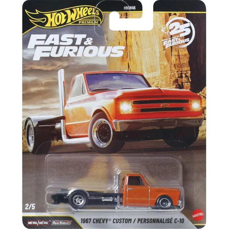 Mattel - Hot Wheels Premium, Fast And Furious, 1967 Chevy Custom 2/5 JHW61 (HNW46)