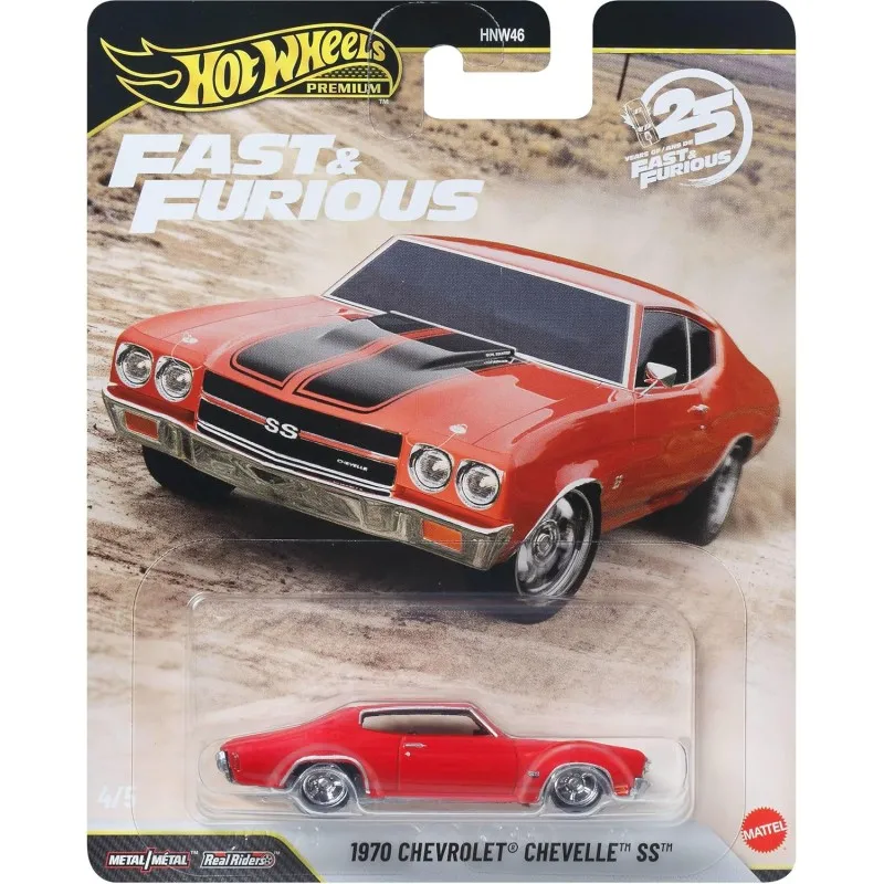 Mattel - Hot Wheels Premium, Fast And Furious, 1970 Chevrolet Chevelle SS 4/5 JHW73 (HNW46)