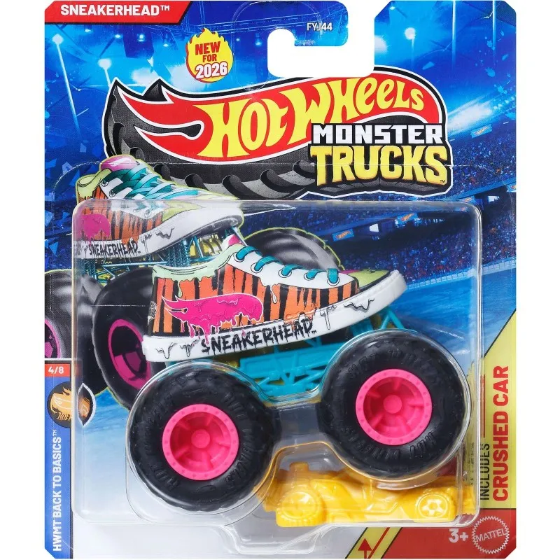 Mattel Hot Wheels - Monster Trucks, Back To Basics, Sneakerhead JHY38 (FYJ44)