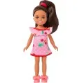 Mattel Barbie - Barbie Chelsea Celsi And Friends , Lula with Brunette Hair JJB35 (DWJ33)