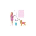 Mattel Barbie - Family & Friends, Puppy Walks! JJB46