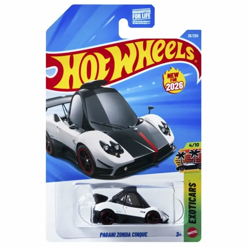 Mattel Hot Wheels - Exoticars, Pagani Zonda Cinque (4/10) JJH34 (5785)
