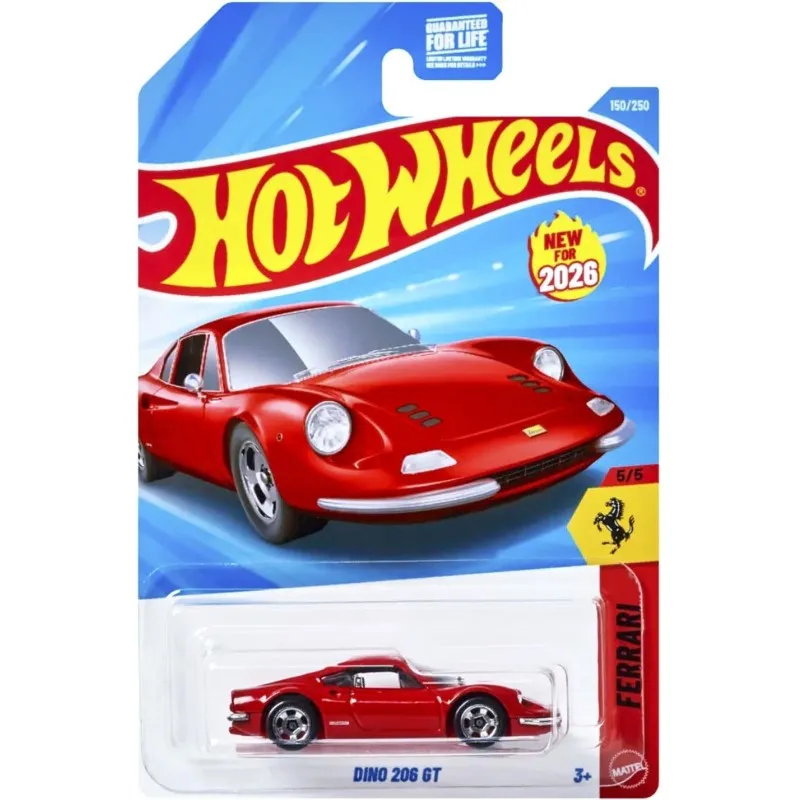 Mattel Hot Wheels - Ferrari, Dino 206 GT (5/5) JJH56 (5785)