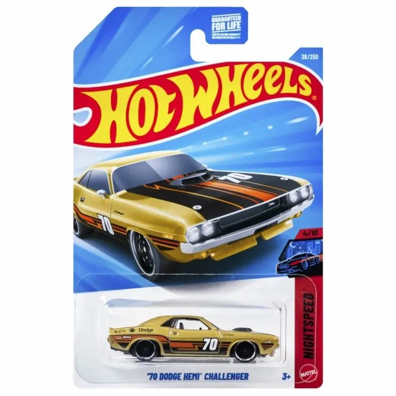 Mattel Hot Wheels - Night Speed, '70 Dodge Hemi Challenger (4/10) JJJ07 (5785)