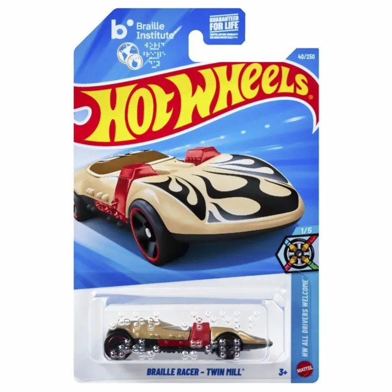 Mattel Hot Wheels - HW All Drivers Welcome, Braille Racer - Twin Mill (1/5) JJJ11 (5785)