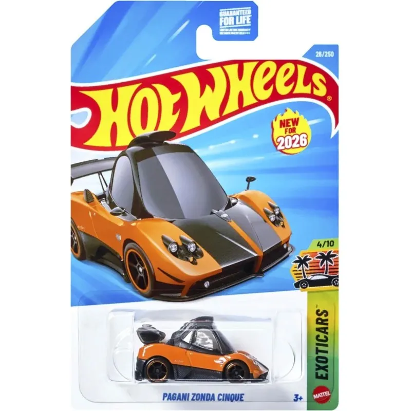 Mattel Hot Wheels - Exoticars, Pagani Zonda Cinque (4/10) JJK75 (5785)