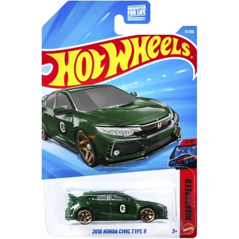 Mattel Hot Wheels - Nightspeed, 2018 Honda Civic Type R (3/10) JJK87 (5785)